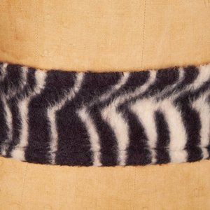 1970s Circus Costume Zebra Striped Belt